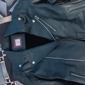Black bicker leather jacket